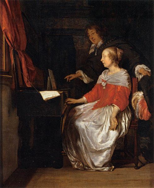 Gabriel Metsu Virginal Player